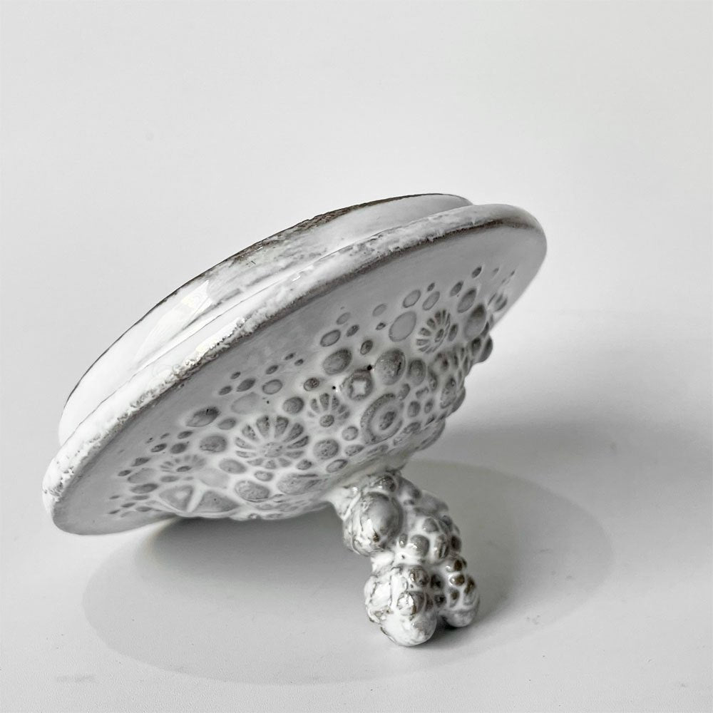 アスティエ・ド・ヴィラット Astier de Villatte グラスキャンドル リッド グラスキャンドル用蓋 Palais de Tokyo セラミック 陶器 ★