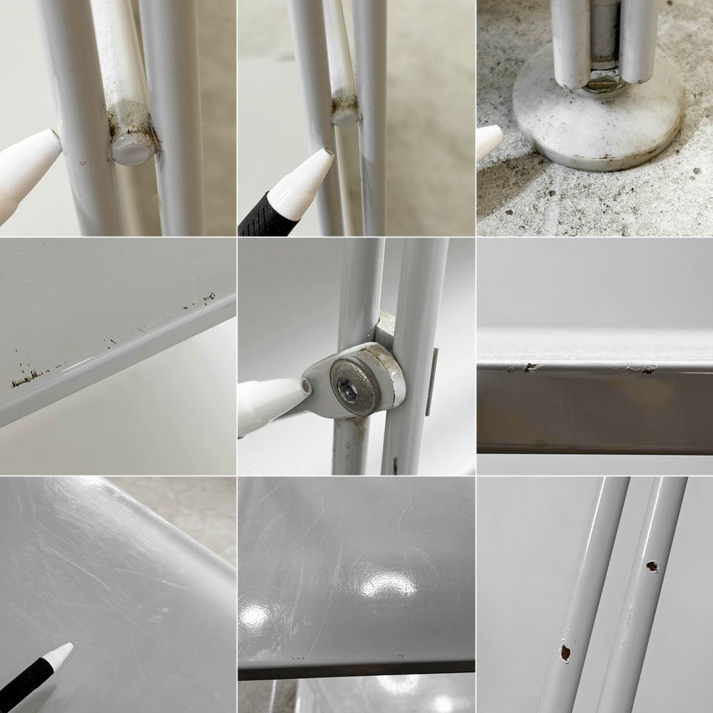 無印良品 MUJI スチールユニットシェルフ オープンシェルフ スチール棚 5段 W84 H175.5cm ●