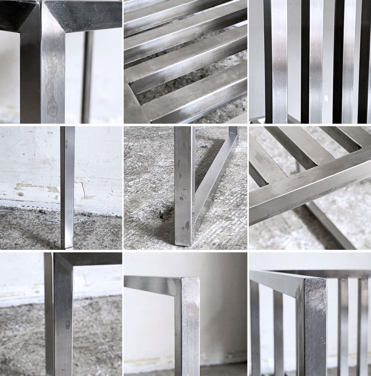 アートスタイルマーケット ART STYLE MARKET ブラインズチェア BLAINS CHAIR ステンレス 店舗什器 ミニマルデザイン ■
