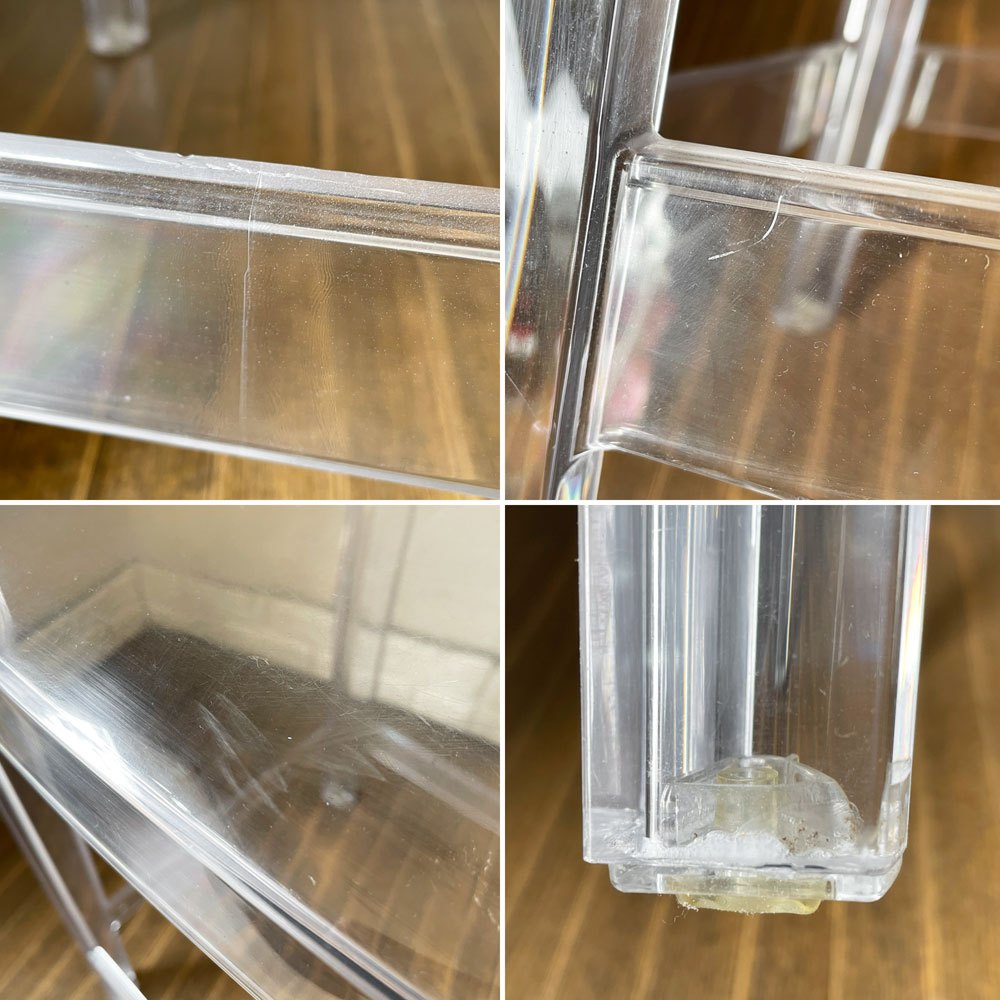 カルテル Kartell ワンモア ONE MORE 65 ハイチェア カウンターチェア クリスタル 座高65cm フィリップ・スタルク 定価¥69,900- ◎