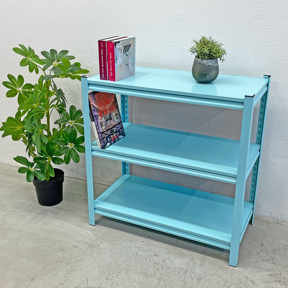 ダルトン DULTON スチール シェルフ 3 レイヤー STEEL SHELF 3 LAYER サックスブルー SAX BLUE 定価19,800円 〓