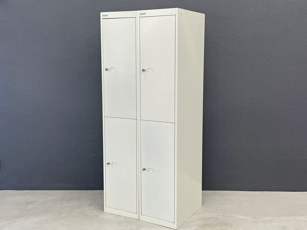 ビスレー BISLEY ベーシック BASIC BLシリーズ 2ドアロッカー キャビネット BL36 2LOCKER 鍵付 2段 スチールロッカー 181cm イギリス 英国 A 〓