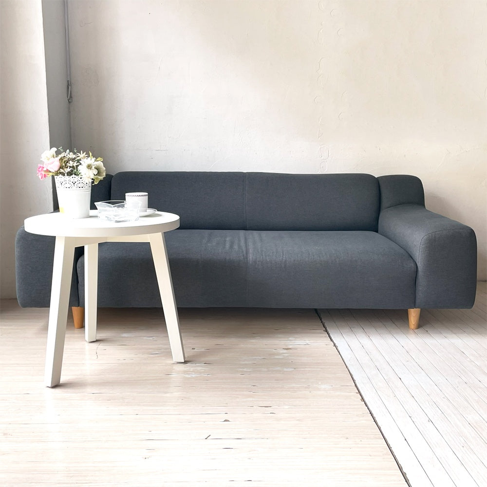 イデー IDEE プレジール PLAISIR 3シーター ソファ ファブリック ローバック ブルーグレー 定価139,900円 ★