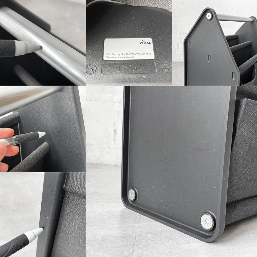 ヴィトラ vitra ロッカー ボックス S Locker Box S ブックスタンド マガジンラック グレー コンスタンチン・グルチッチ Konstantin Grcic モダン 美品 ★