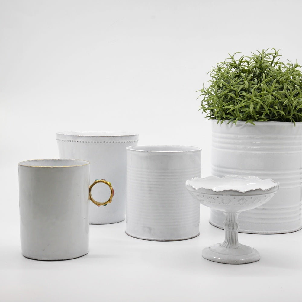 アスティエ・ド・ヴィラット Astier de Villatte Conserve ラージフラワーベース H14cm VSECNS4 フランス ●