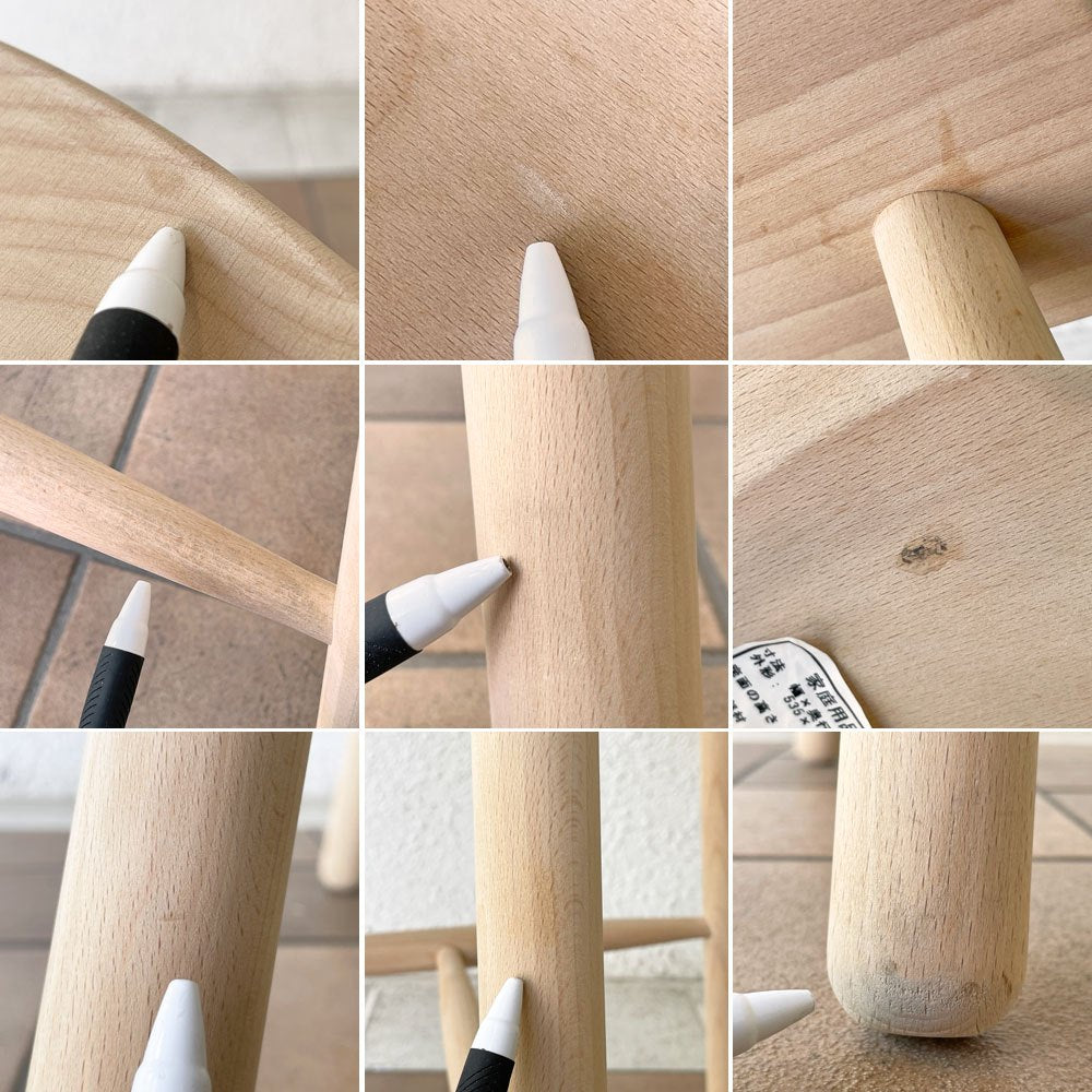 ワーナー Werner シューメーカーチェア Shoemaker Chair NO.69 スツール ビーチ材 ソープ仕上げ ラーズ・ワーナー ◇