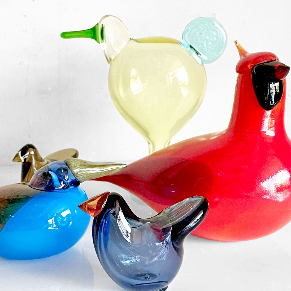 イッタラバード iittala バーズバイトイッカ Birds by Toikka レッドカーディナル Red Cardinal 2004年 オイバ・トイッカ 箱付き 北欧雑貨 ■