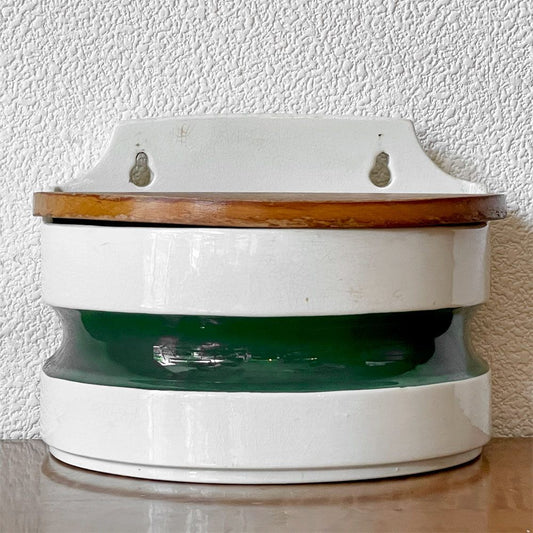 グスタフスベリ GUSTAVSBERG コロリタ COLORITA ソルトボックス 壁掛け スパイスジャー ヴィルヘルム・コーゲ 北欧食器 ビンテージ ◇
