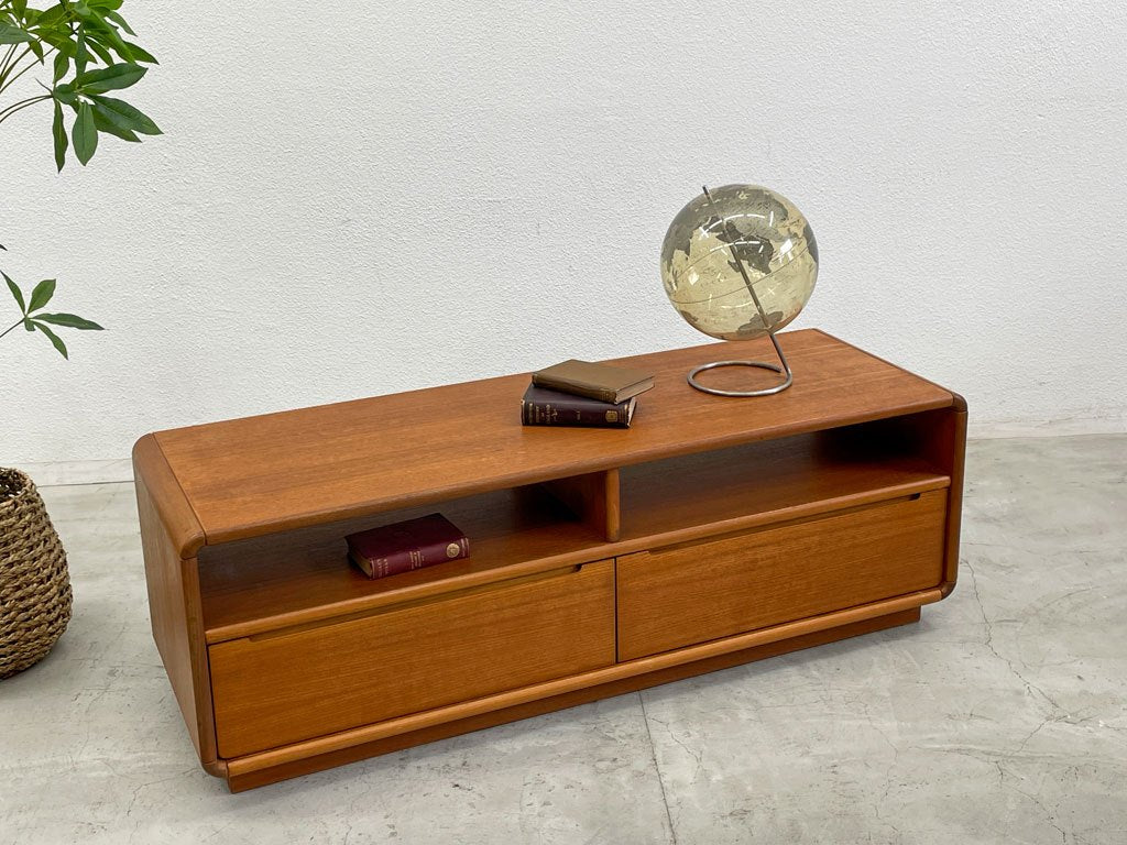 起立木工 KIRITSU MOKKO チーク材 AVボード W150cm テレビボード ローボード 収納 キャビネット 北欧モダン風 廃番〓