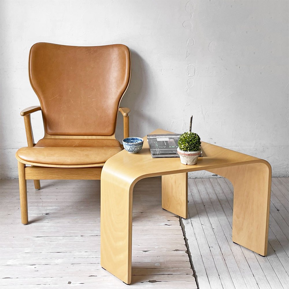 エコーネス EKORNES ストレスレス Stressless コーナーテーブル サイドテーブル オークカラー 北欧 ノルウェー 参考定価¥60,500- ★