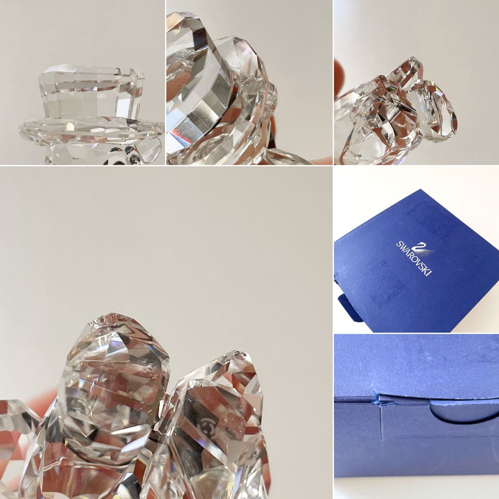 スワロフスキー SWAROVSKI クリスベア Kris Bear あなたとわたし you and I クリスタルオブジェ 2体セット 箱付 廃番 ◎