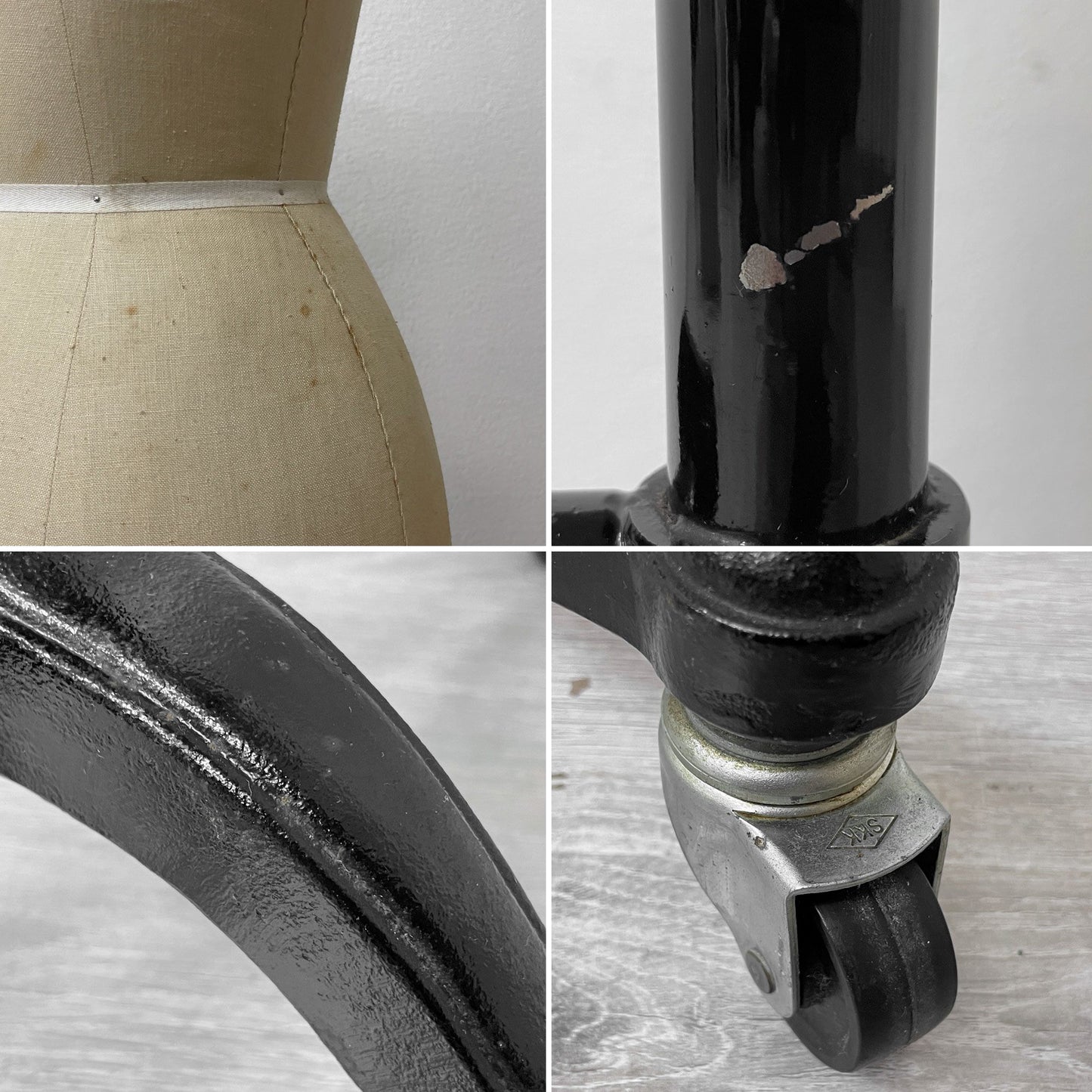 大洋工芸 ドレスフォーム Dress Form レディーストルソー サイズ10 キャスター付き ●