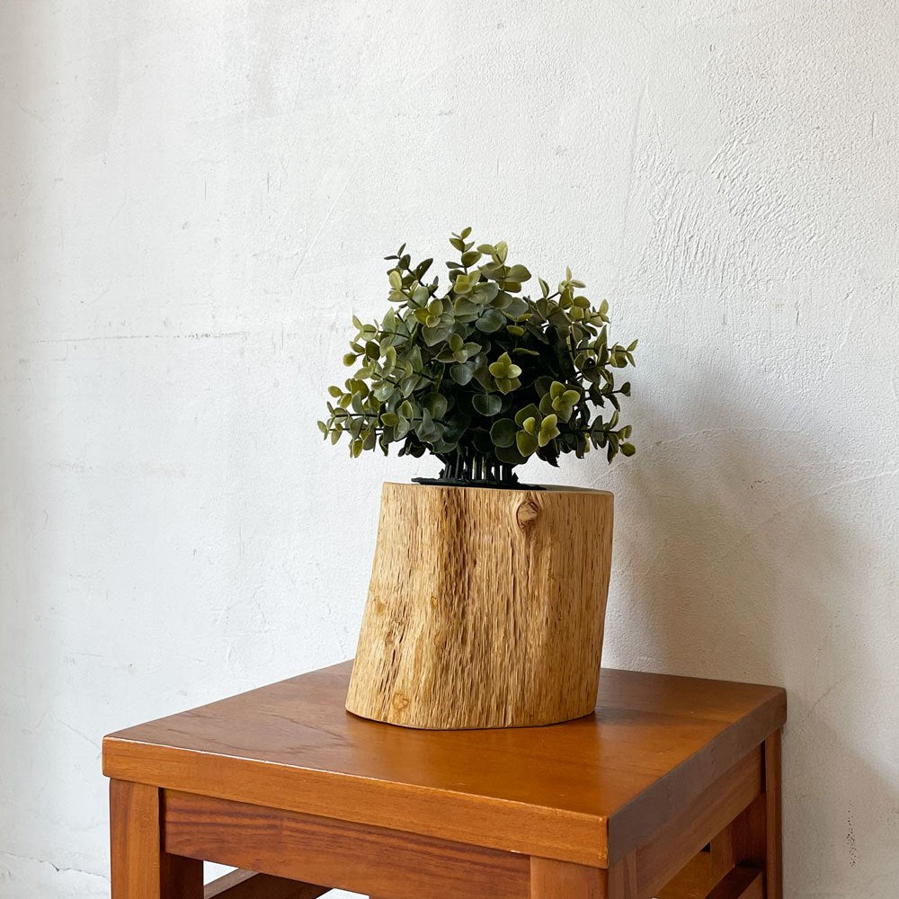 ティンバークループロダクツ TIMBER CREW PRODUCTS ウッドベース WOOD クラフト オブジェ 鉢 ★