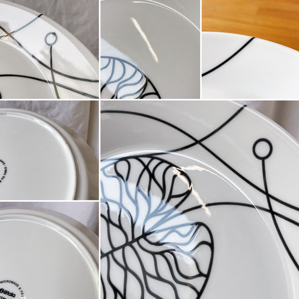 イッタラ × マリメッコ iittala × marimekko ボットナ BOTTNA プレート 21cm 2枚セット アンナ・ダニエルソン Anna Danielsson 北欧食器 フィンランド 廃番 B ◇