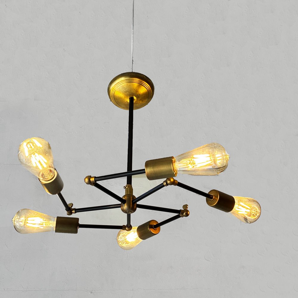 acme furnitureアクメファニチャー　ソリッド ブラスランプ 5アーム アクメファニチャー ACME Furniture ソリッドブラスランプ 5アーム