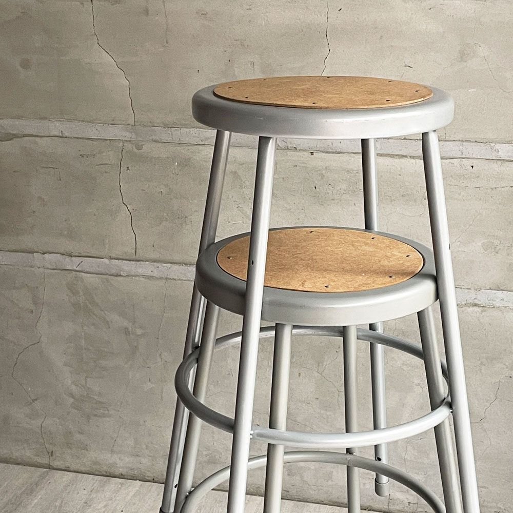 パシフィックファニチャーサービス Pacific Furniture Service P.F.S ラボスツール LAB STOOL Lサイズ インダストリアル USビンテージスタイル B ♪