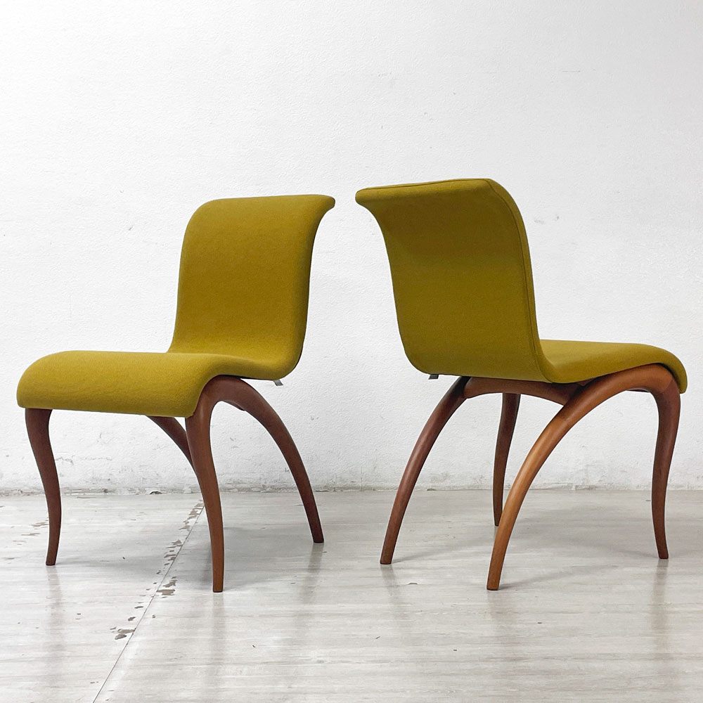 ポラダ porada アンクシー ANXIE ダイニングチェア チェリー無垢材 ファブリック B ●