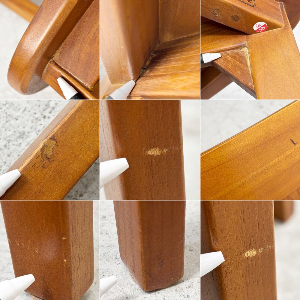 スキャンティーク SCANTEAK コントール KONTUR ダイニングチェア チーク材 北欧スタイル B ●