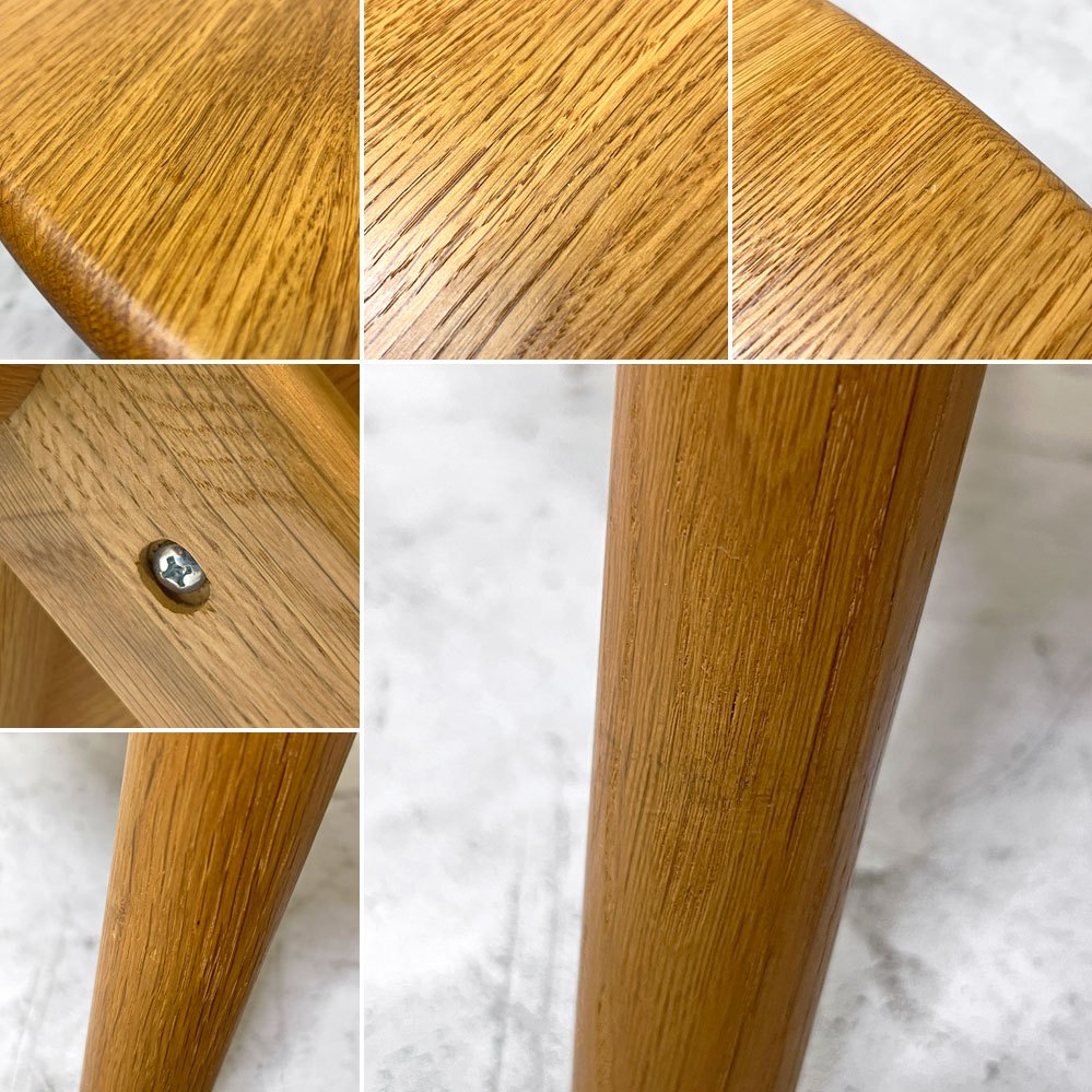 カールハンセン&サン Carl Hansen & Son CH008 コーヒーテーブル ローテーブル オーク材 オイル仕上げ Φ78xH44cm ハンス・J・ウェグナー 北欧 デンマーク ●