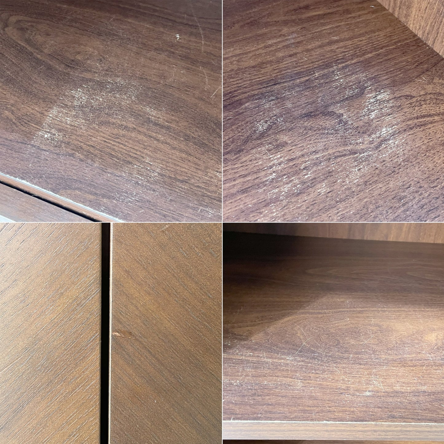 白半木材 HAKUHAN サイドキャビネット CABINET4 ブラウン リビングキャビネット ウォールナット ★
