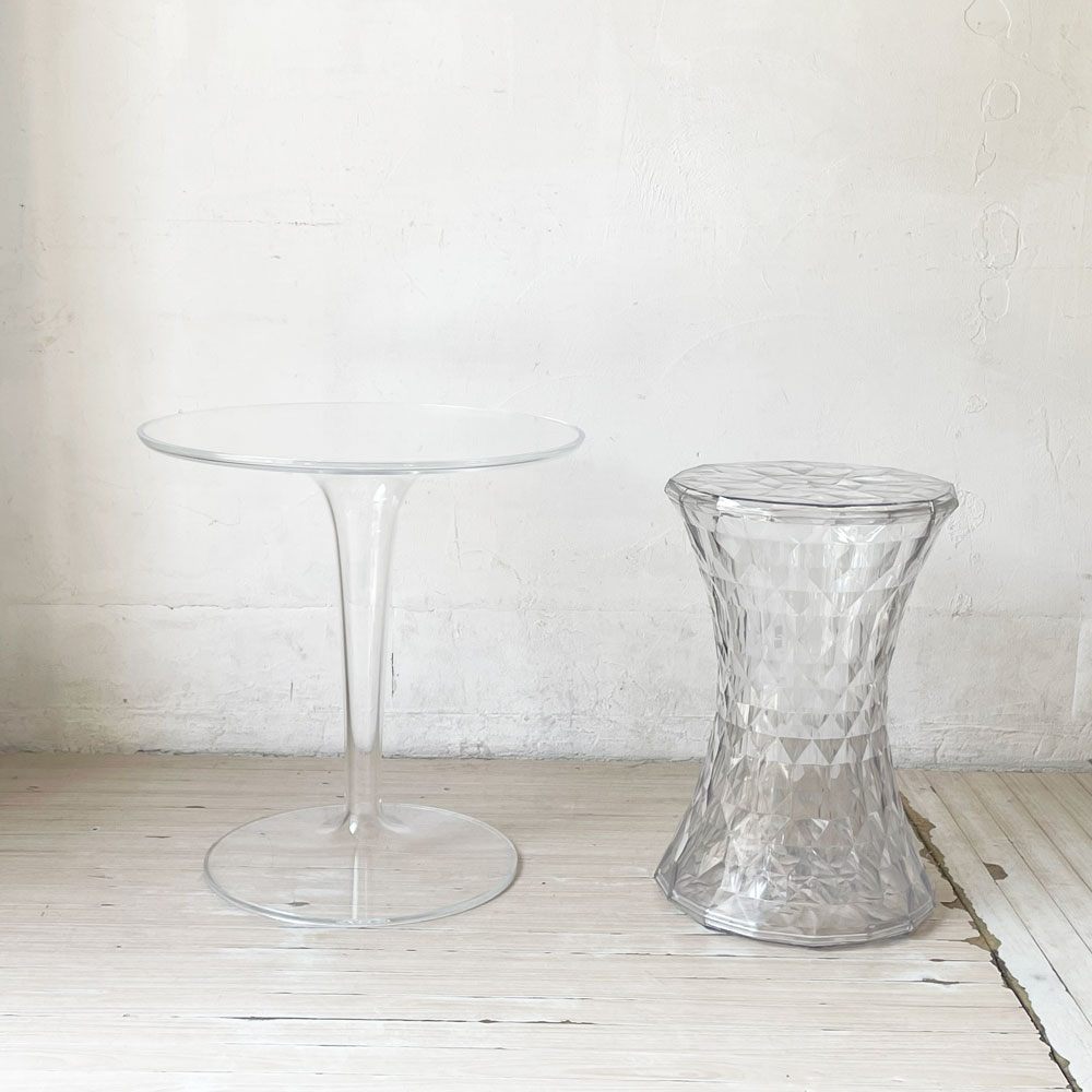 カルテル Kartell ストーン STONE スツール Stool クリスタル crystal マルセル・ワンダース Marcel Wanders イタリア 定価47,700円 ★