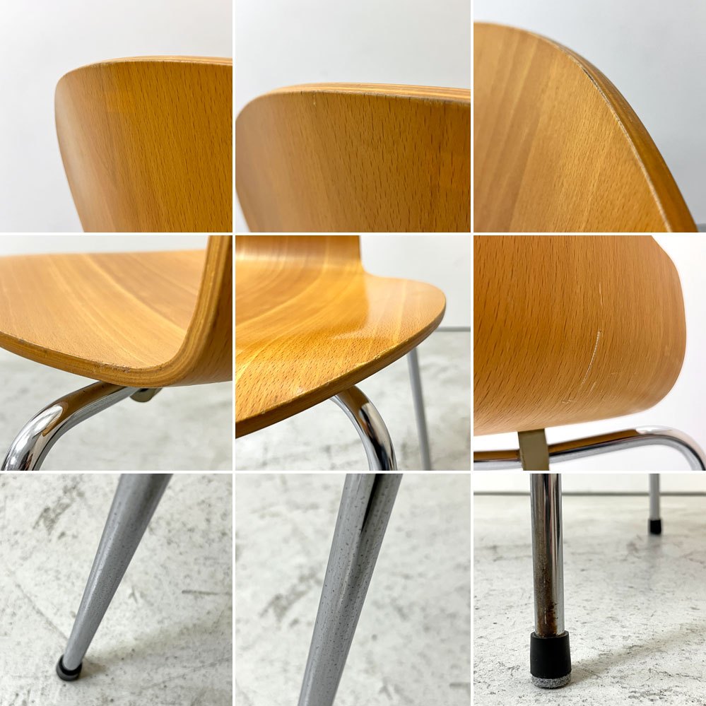 フリッツハンセン Fritz Hansen 3101 アリンコチェア アントチェア 4本脚 ナチュラルビーチ ラッカー仕上げ フェルトグライズ アルネ・ヤコブセン D ●