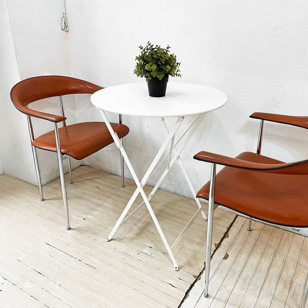 フェルモブ Fermob ビストロ Bistro フォールディング ガーデンテーブル ラウンドテーブル カフェテーブル Φ60cm フランス ★