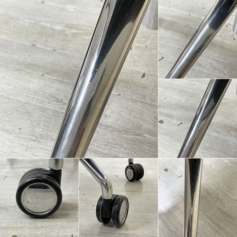 アンドリューワールド Andreu World フレックス エグゼクティブ Flex Executive インターミディエイトバック アームチェア デスクチェア アルミ キャスターベース ガス圧昇降 参考価格 ¥295,460- A ●