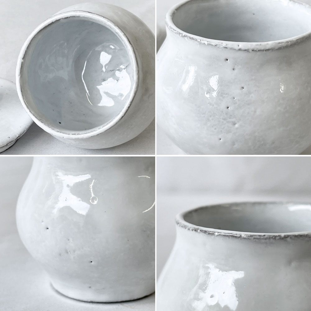 アスティエ・ド・ヴィラット ASTIER de VILLATTE フィエット FILLETTE シュガーポット H7cm フランス ◇