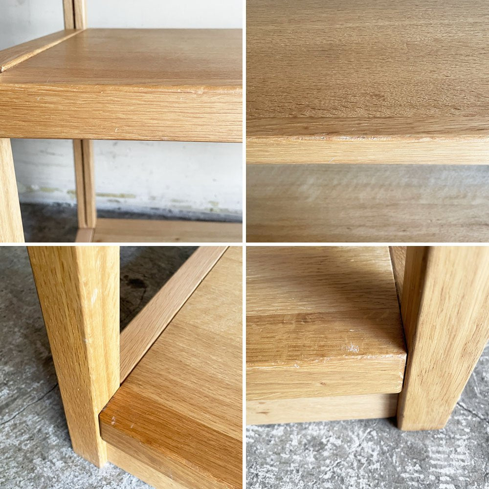 無印良品 MUJI オーク材 ユニットシェルフ オープンシェルフ 大 W87 棚板5枚 ナチュラルデザイン ■