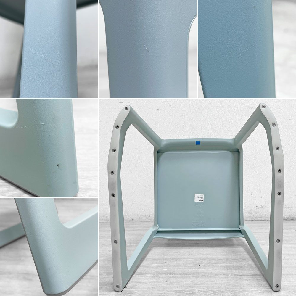ヴィトラ Vitra ティプトン Tip Ton ワークチェア ダイニングチェア デスクチェア アースグレー スタッキング チルト機能 定価¥42,900- A ●