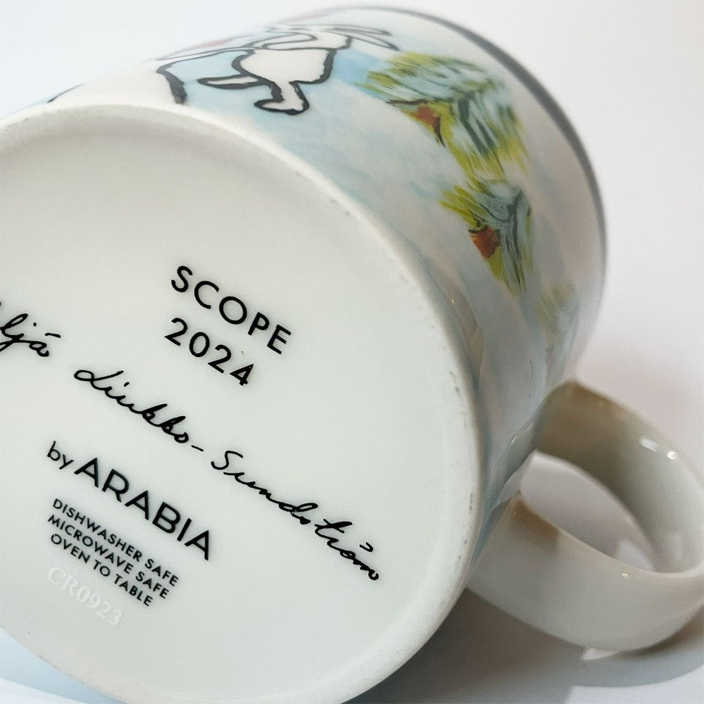 アラビア ARABIA Scope別注 ヘルヤ コレクション 2024 Helja Collection バニーマグ Santa Claus サンタ マグカップ 300ml 北欧食器 ★