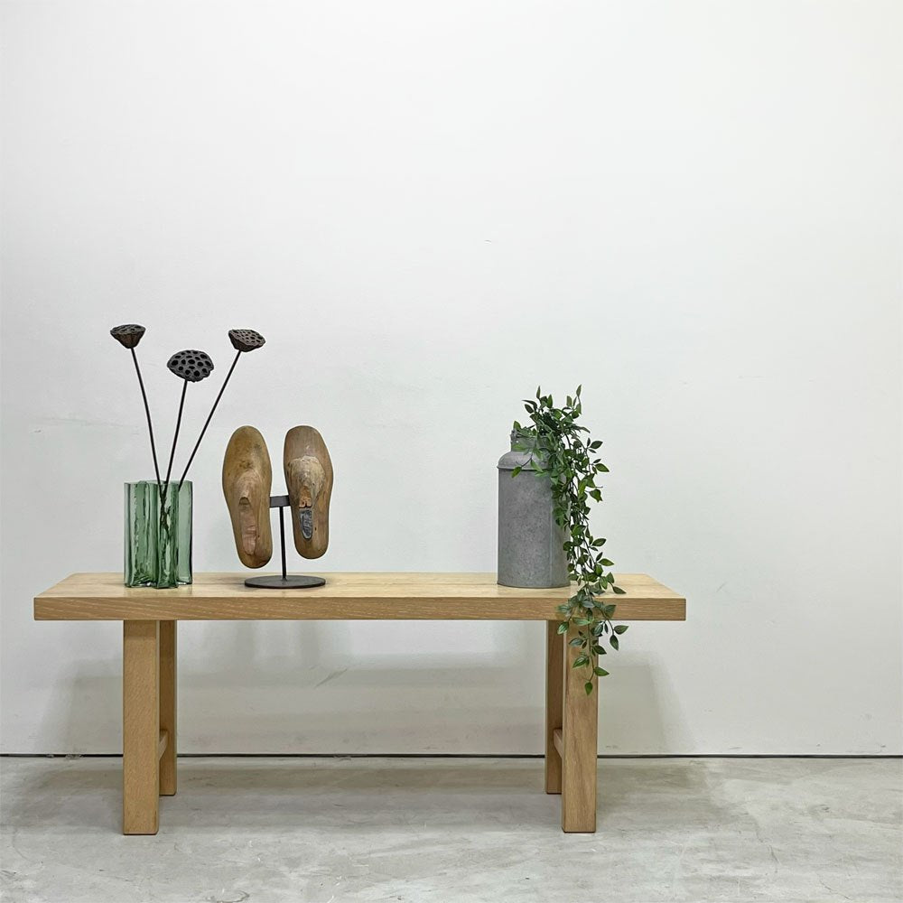 アクタス ACTUS スローハウス SLOW HOUSE ジャルビ JARVI ベンチ リビングテーブル レッドオーク材 W115cm ナチュラルスタイル ●
