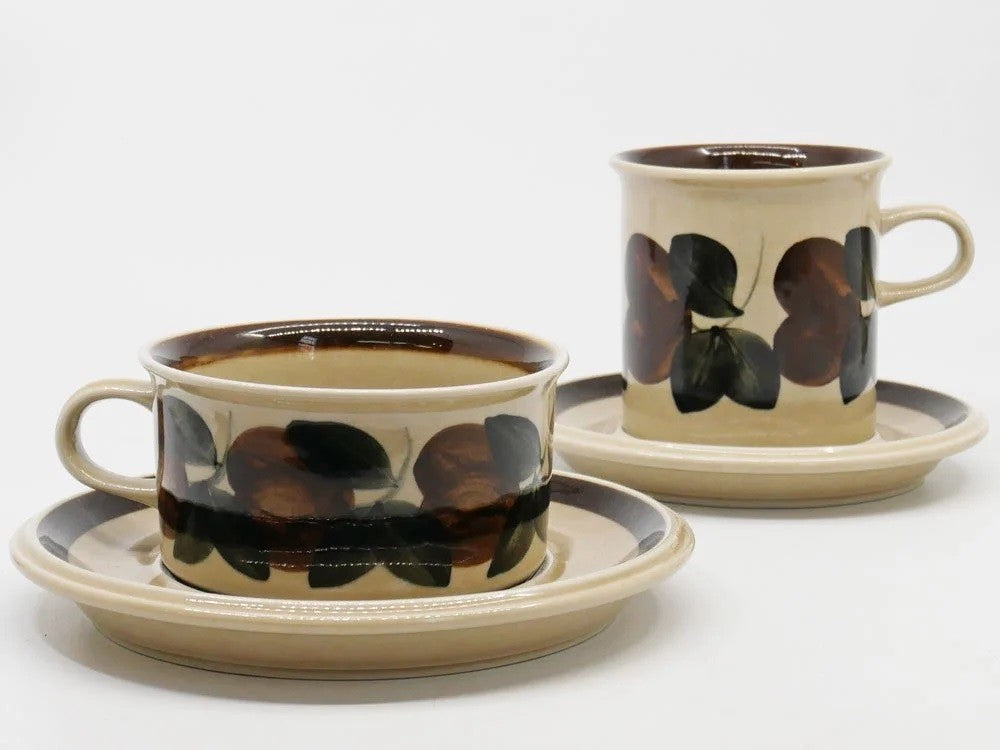 アラビア ARABIA ルイージャ ルイヤ Ruija コーヒーカップ&ソーサー C&S ウラ・プロコッペ Ulla Procope ビンテージ 北欧食器 ●