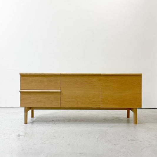 イデー IDEE スティルト サイドボード L STILT SIDEBOARD L テレビボード AVボード オーク材 W141cm マリナ・ボーティエ ナチュラル ●