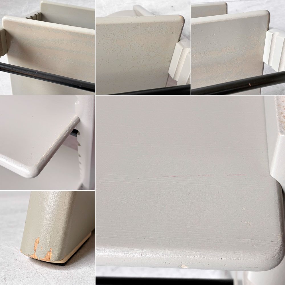 ストッケ STOKKE トリップトラップ TRIPP TRAPP ベビーチェア キッズチェア S/N4~ グライダー付き グレー ノルウェー 北欧家具 ★