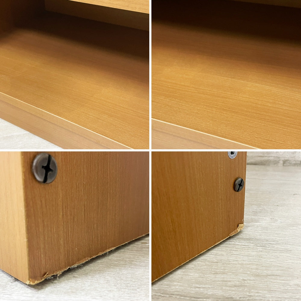 ウニコ unico ワイス WYTHE キッチンボード kitchen board キャビネット 食器棚 W80cm アルダー材 廃番 参考定価¥138,240- ●
