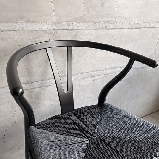 カールハンセン&サン Carl Hansen & Son CH24 Yチェア ブラックラッカー×ブラックペーパーコード ビーチ材 ハンス・J・ウェグナー デンマーク 北欧家具 ♪