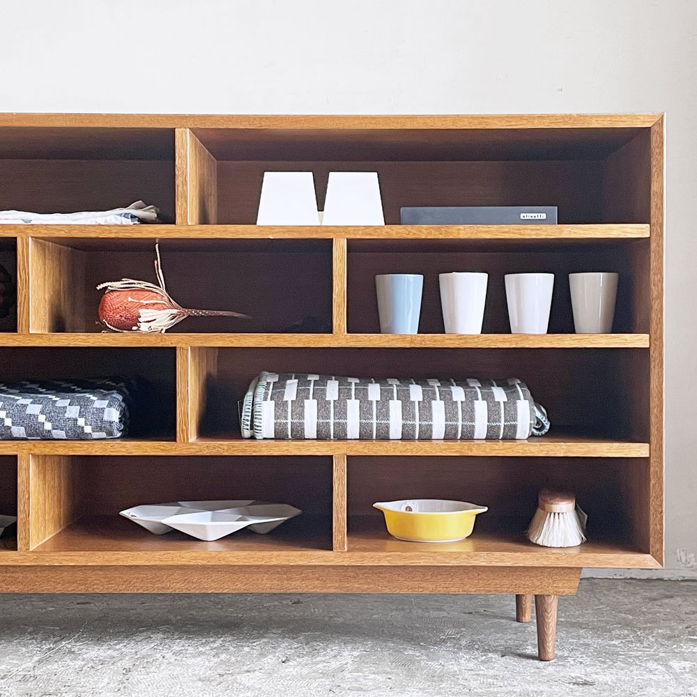 スタンダードトレード STANDARD TRADE オーダーメイド シェルフ ディスプレイラック 無垢材 W150cm ■