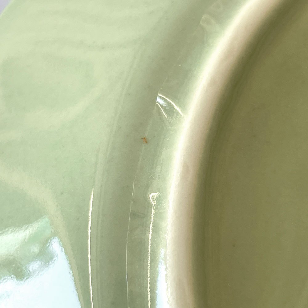 イッタラ iittala ティーマ TEEMA プレート 直径17cm セラドングリーン 廃番 カイ・フランク Kaj Franck 北欧食器 フィンランド 未使用品 C ◇