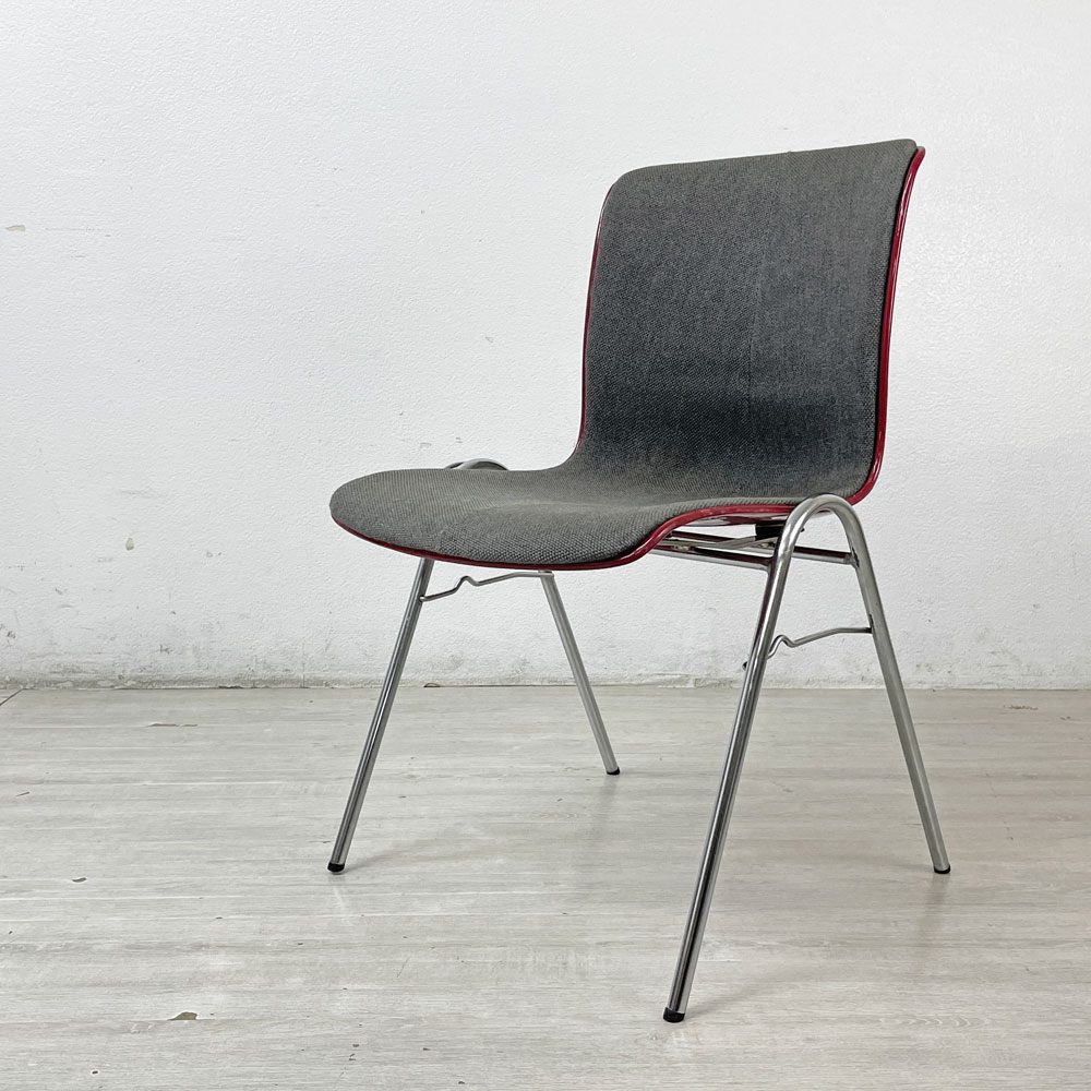 柳宗理　コトブキ　チェア コトブキ KOTOBUKI 柳宗理 FRP サイドチェア 別注 レッドシェル