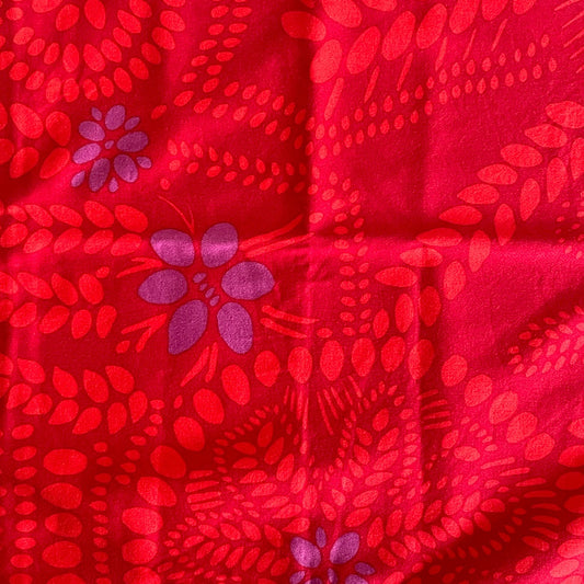 マリメッコ Marimekko ナシア NASIA クッションカバー レッドべース マイヤ・イソラ 廃番カラー 40×40cm 北欧 ■