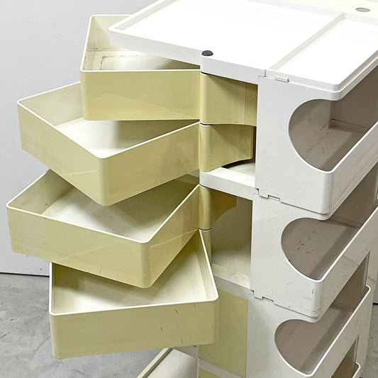 ビエッフェプラスト パドヴァ BIEFFEPLAST PADOVA ボビーワゴン 4段4トレイ ジョエ・コロンボ Joe Colombo ビンテージ ●