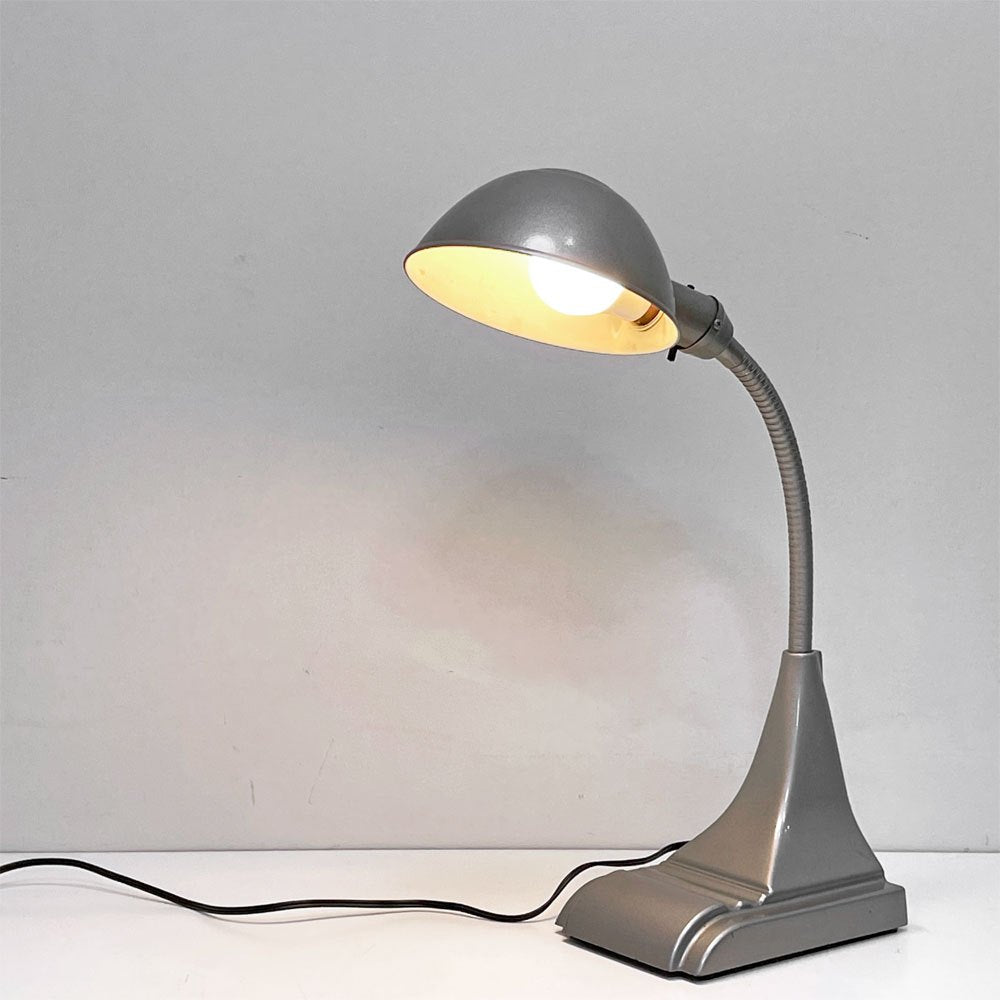 ビンテージ Vintage グースネック デスクランプ 卓上ライト シルバー