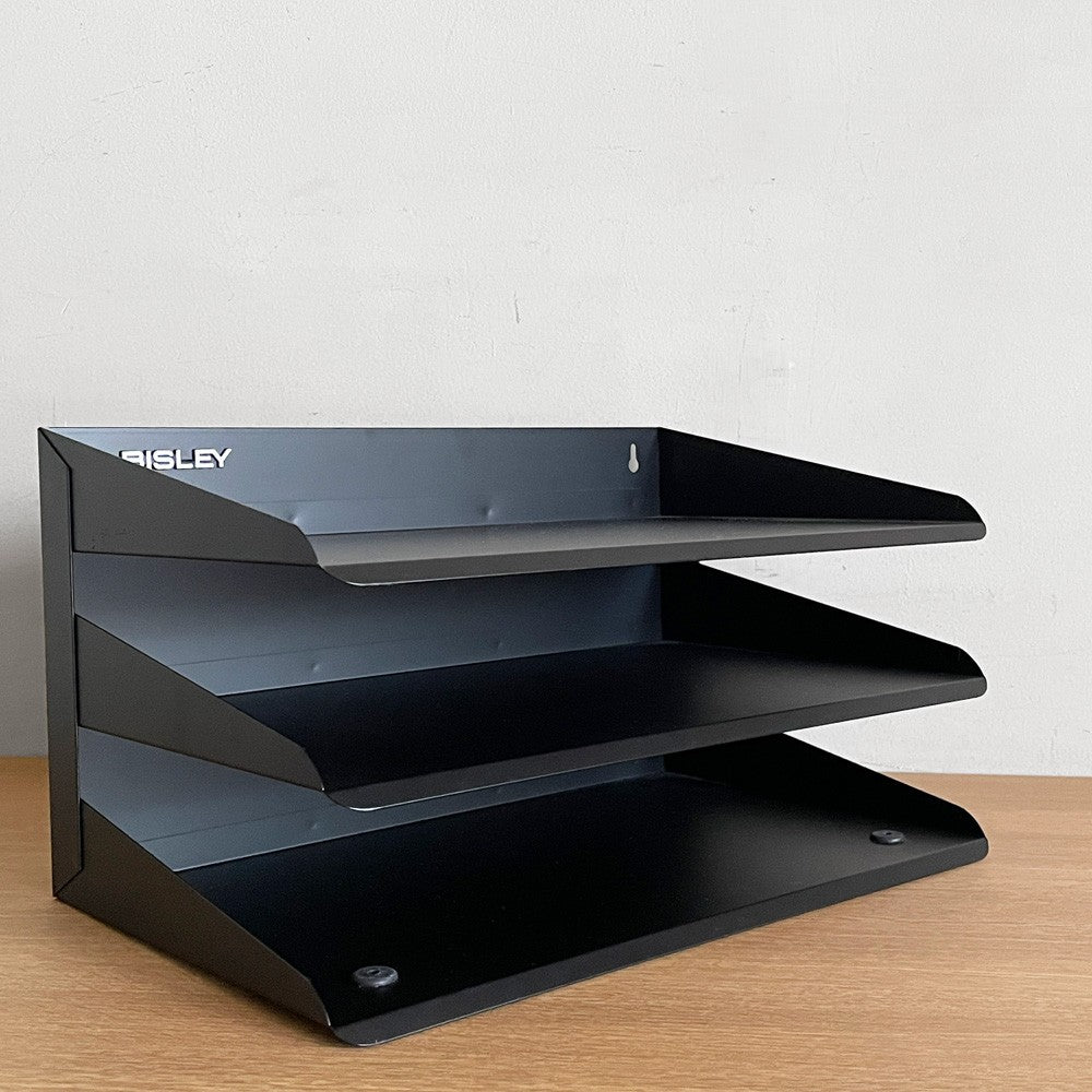 ビスレー BISLEY 3段 レターラック ブラック 書類棚 A4サイズ 横型 W38