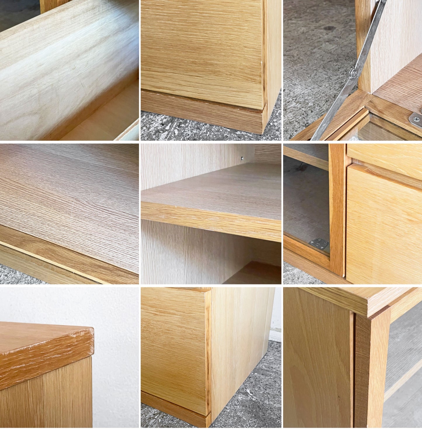 無印良品 MUJI AVボード AVラック 引出し付 オーク材 W90cm ナチュラル シンプル ■