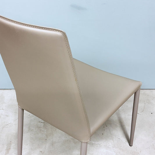 カリガリス Calligaris ボヘム BOHEME ダイニングチェア トープ 再生レザー ミニマル モダン イタリア A ◎