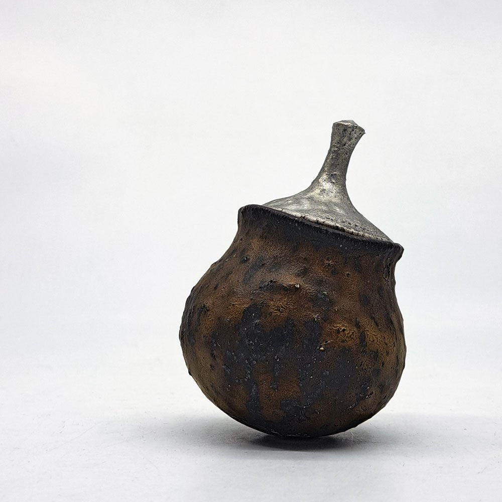 馬川祐輔 ふたもの 蓋物 オブジェ 置物 陶芸 手びねり 現代作家