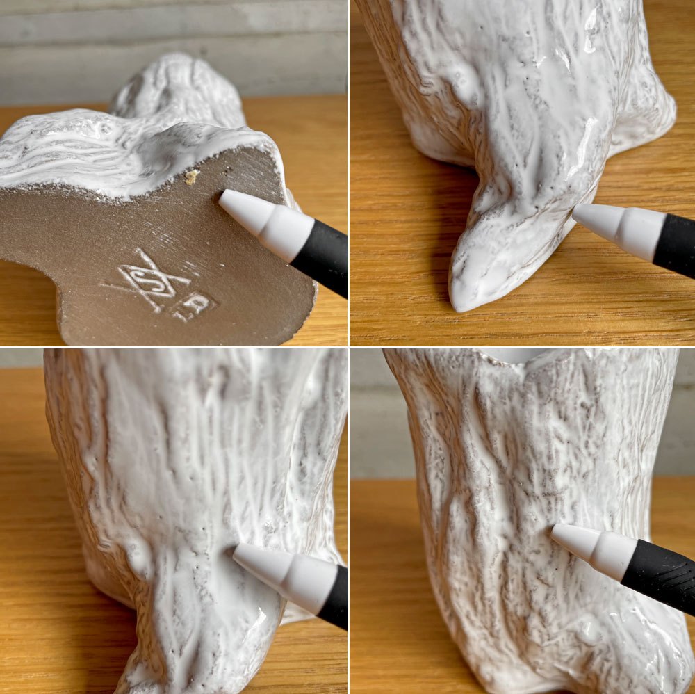 アスティエ・ド・ヴィラット Astier de Villatte セツコ コレクション Setsuko collection Tree Trunk ツリートランク ベース 定価 \34,100- ♪