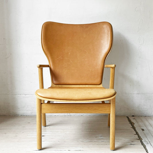アルテック artek ドムス ラウンジチェア Domu Lounge Chair アームチェア オーク材 革張り スコープ SCOPE別注 イルマリ・タピオヴァーラ 北欧 フィンランド ★